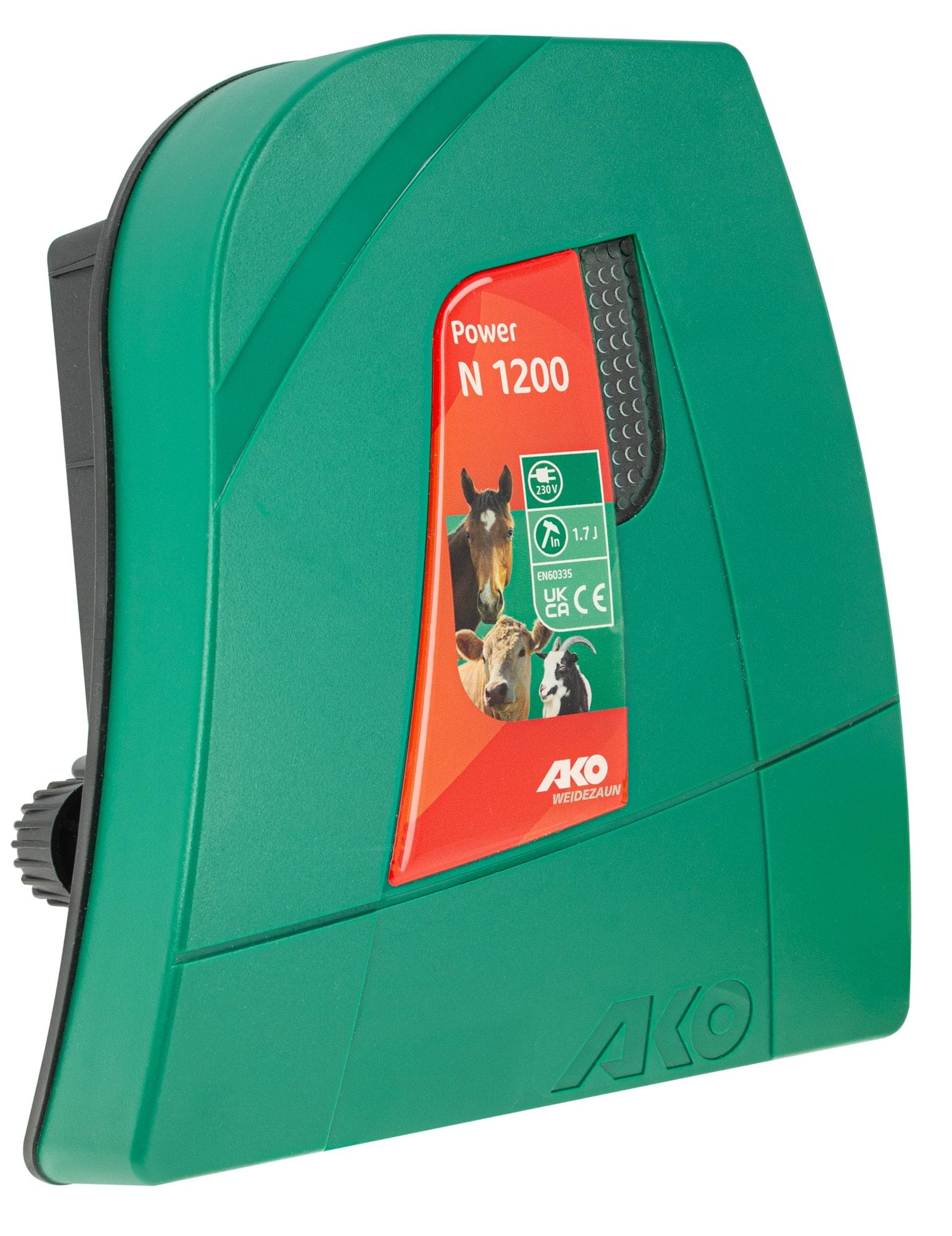 Elektryzator sieciowy Power N 1200, dla koni, bydła, owiec i kóz, 1.7 J, AKO - Cavalo